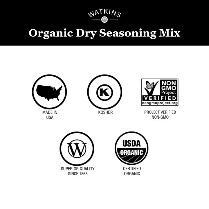 Watkins Organic Taco Gourmet Seasoning Mix, 1 oz. Packets,12 Count(Pack of 1) - Image 6