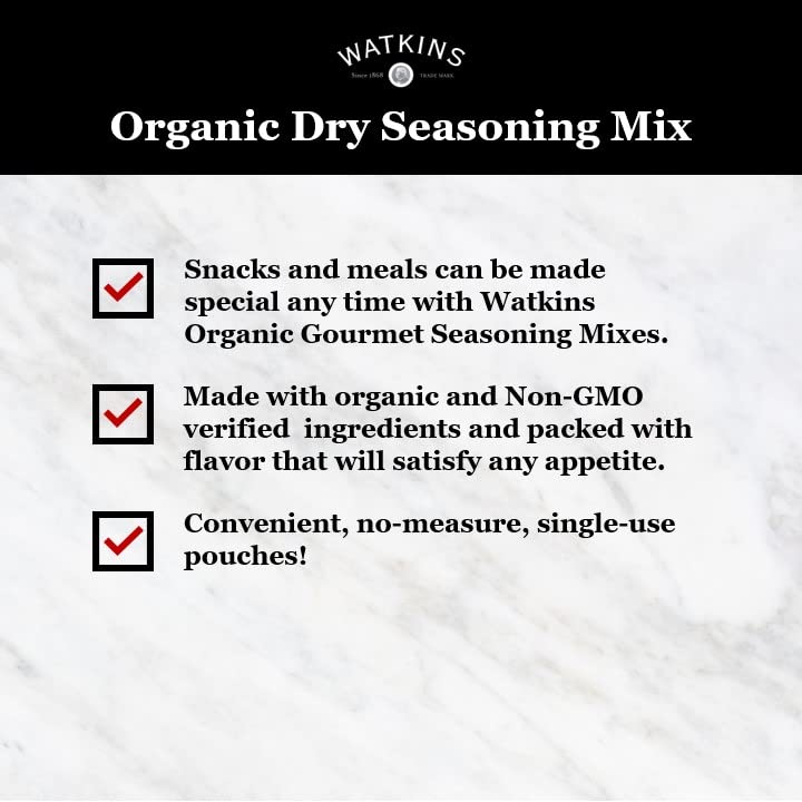 Watkins Organic Taco Gourmet Seasoning Mix, 1 oz. Packets,12 Count(Pack of 1) - Image 5