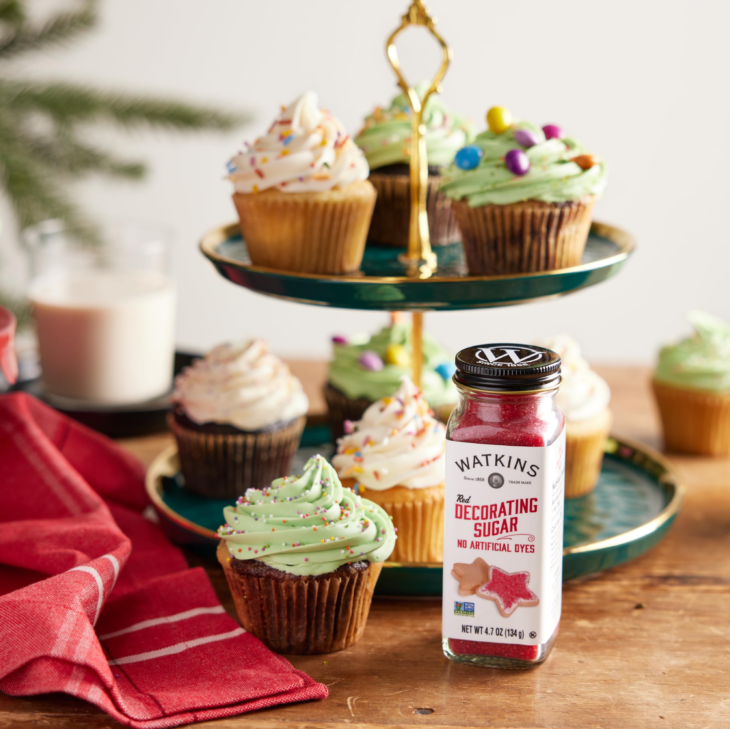 Watkins Red Decorating Sugar (No Artificial Dyes), Non-GMO, Kosher, 4.7 Ounce Jar, 1-Pack - Image 7